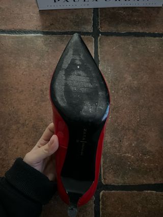 Tacones Rojos Mujer Zara