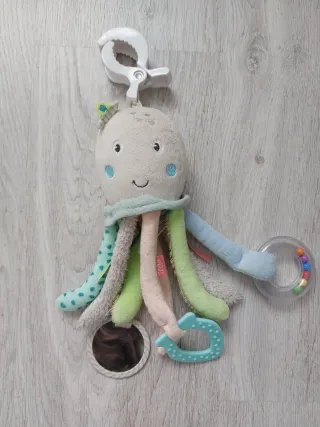 Pulpo actividades bebé con pinza