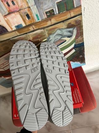 Nike Air Max 90 Wolf Grey Nuevas