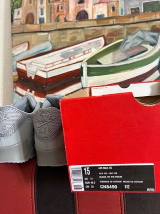 Nike Air Max 90 Wolf Grey Nuevas