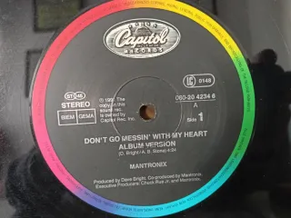 Vinilo LP Mantronix Don't Go Messin' With My Heart