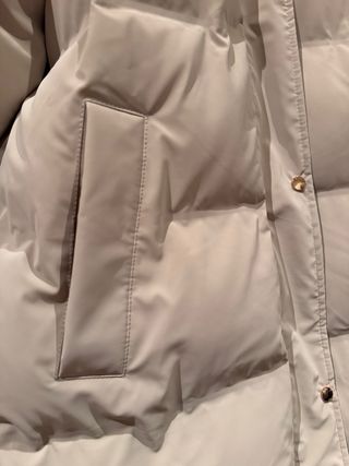 Abrigo Zara Beige Talla M Nuevo