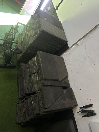 Losetas de caucho 5 cm.