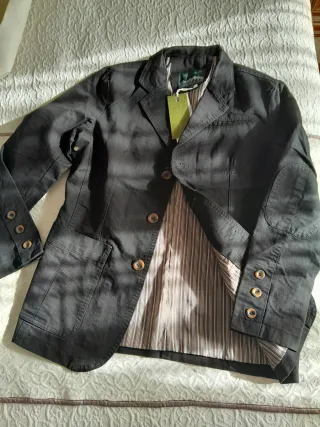 Americana/Chaqueta Negra Hombre