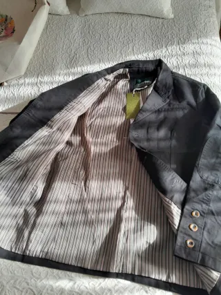 Americana/Chaqueta Negra Hombre