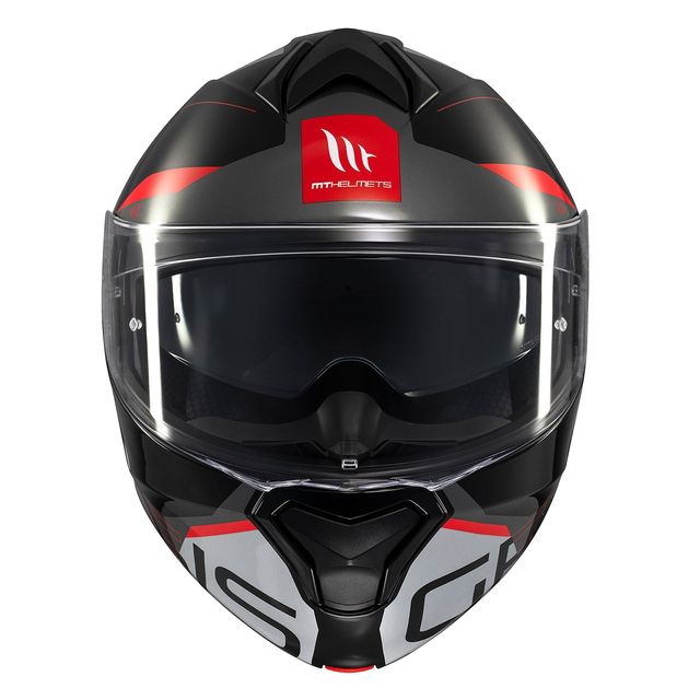 Casco Modular MT Genesis Negro/Gris/Rojo