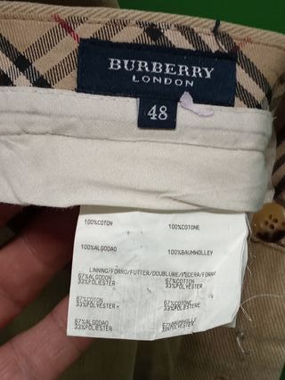 Pantalón de vestir beige Burberry