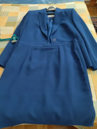 Traje de chaqueta azul