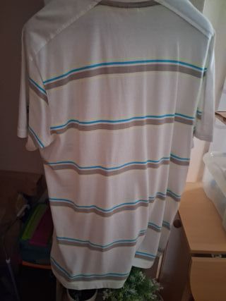 Polo Puma Rayas Manga Corta Talla L