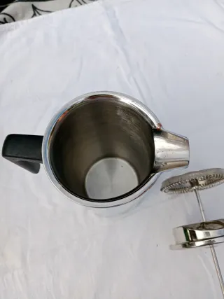 Cafetera de émbolo de acero inoxidable