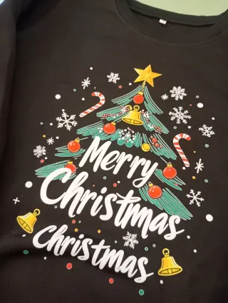 Maglione Felpa Natale Albero Multicolore