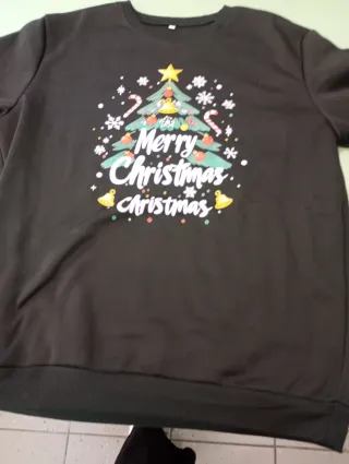 Maglione Felpa Natale Albero Multicolore