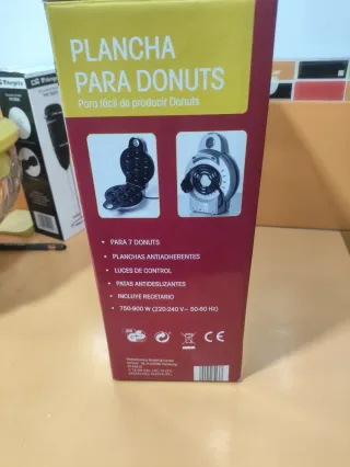 Plancha para hacer Donuts Quigg (Incluye recetario