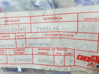 Tornillo soporte antena radio Fiat Uno Turbo /Tipo