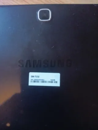 Pantalla Samsung Tablet Negra