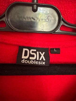 Sudadera polar roja (unisex)