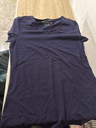 Camiseta azul señora talla L