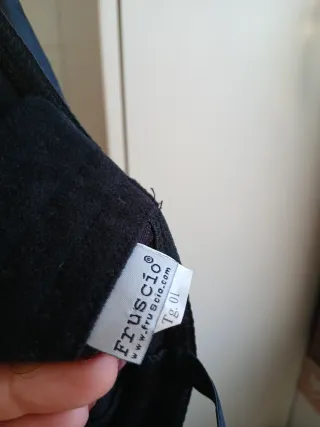 Corsetto lingerie nero e rosso