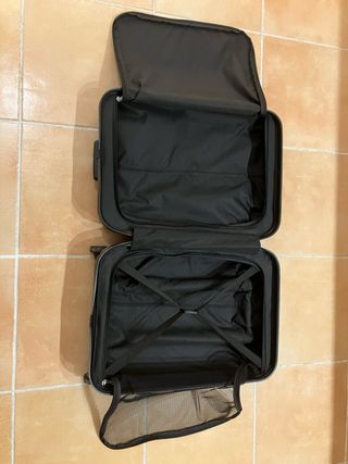 Pareja Maletas Samsonite Negra y gris