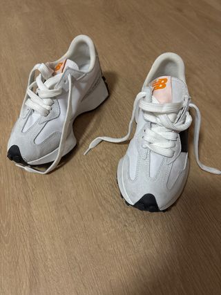 Zapatillas Blancas Naranja