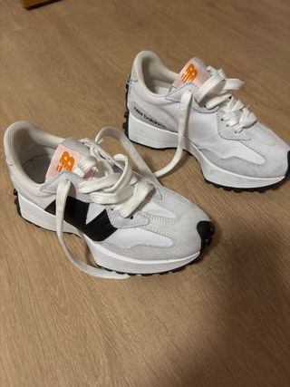 Zapatillas Blancas Naranja