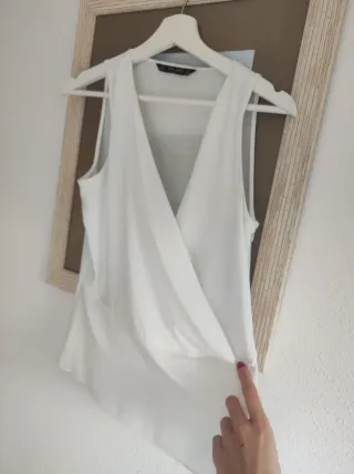 Blusa cruzada  Zara
