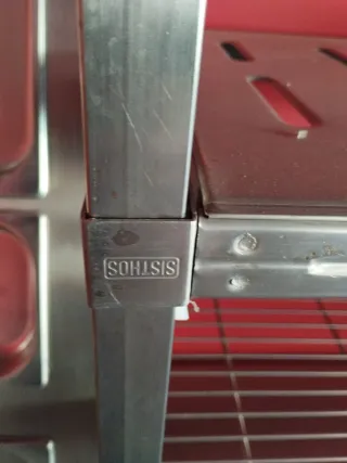 Estantería de hierro para cocina