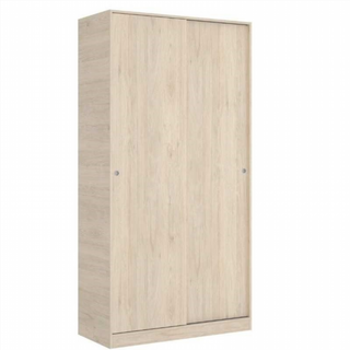 Armario 100x204x50cm 2 Puertas Correderas. Nature
