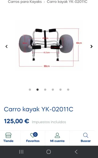 Carro Kayak YK-02011C