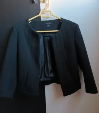 Chaqueta negra mujer talla M