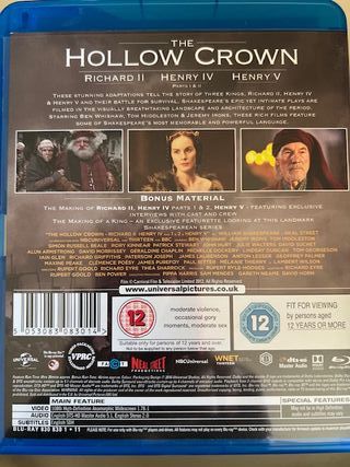 The Hollow Crown Season 1 e 2 em Bluray
