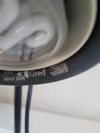 Lampada da Terra Design Ikea Nera