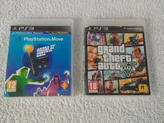 PS3 Grand Theft Auto V y PlayStation Move