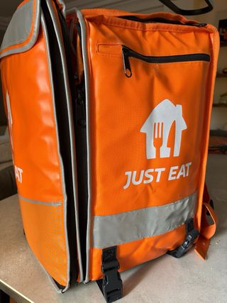 mochila para repartir comida reparto