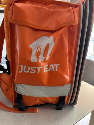 mochila para repartir comida reparto