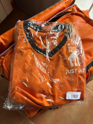 mochila para repartir comida reparto