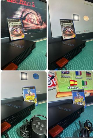 PlayStation 2 Nera con Controller e Memory Card