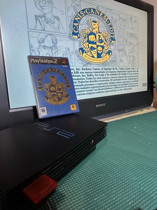 PlayStation 2 Nera con Controller e Memory Card