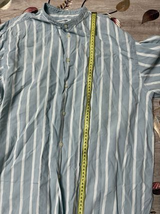 Camicia Giorgio Armani a righe grigio/bianco