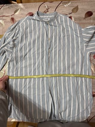 Camicia Giorgio Armani a righe grigio/bianco