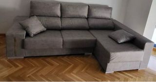 Sofá modular gris tela envío gratis nuevos