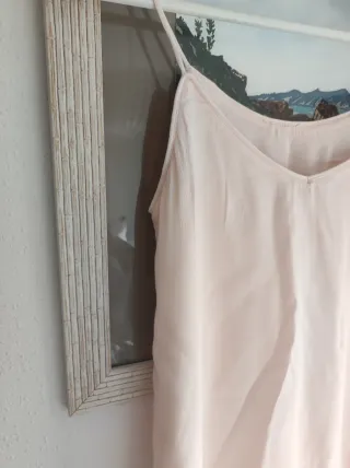 Camiseta tirantes rosa