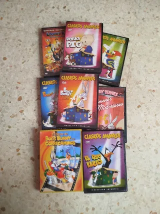 Pack 9 DVDs Looney Tunes Clásicos Animados
