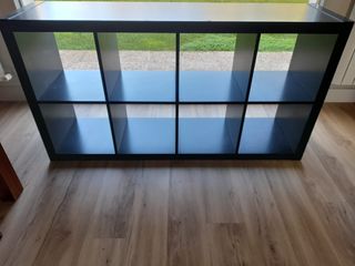 Estantería IKEA KALLAX 8 huecos negra