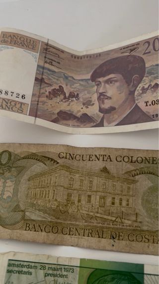 Lote de Billetes Antiguos de Colección
