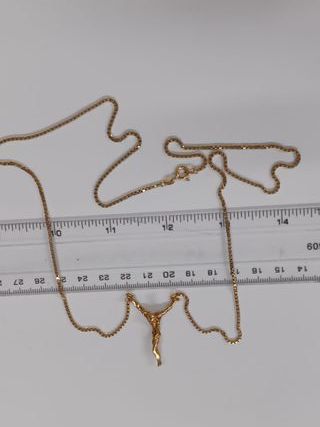 Cadena Oro 18k Crucifijo