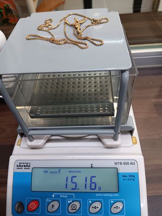 Cadena Oro 18k Crucifijo