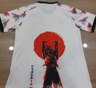 Camiseta Goku  Blanca Talas S,M,L,XL ,XXL
