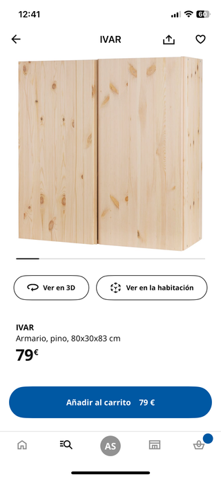 Mueble de madera Ikea
