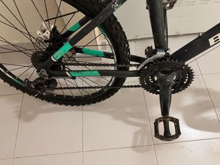 Bicicleta Rockrider 700 24 Negra/Verde